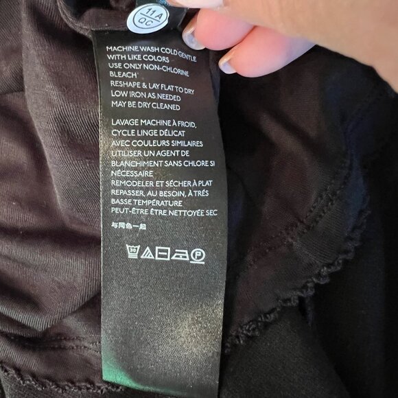 NWT Maeve by Anthro Lincoln Center Black Short FIt Flare V Neck Dress Small - Picture 10 of 11